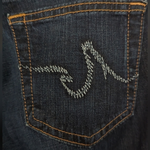 Adriano Goldschmied AG The Catwalk Straight Leg Dark Wash Denim Jeans Size 24 R - Picture 8 of 15